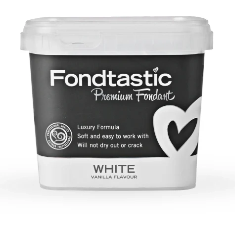 Fondtastic Premium Fondant White 1kg Image 1