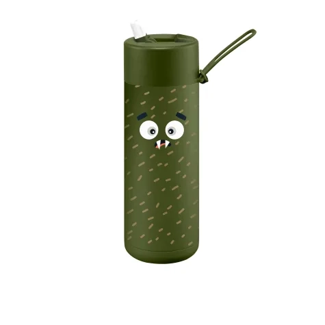 Frank Green Franksters Reusable Bottle with Straw 595ml (20oz) Khaki Scout Image 1