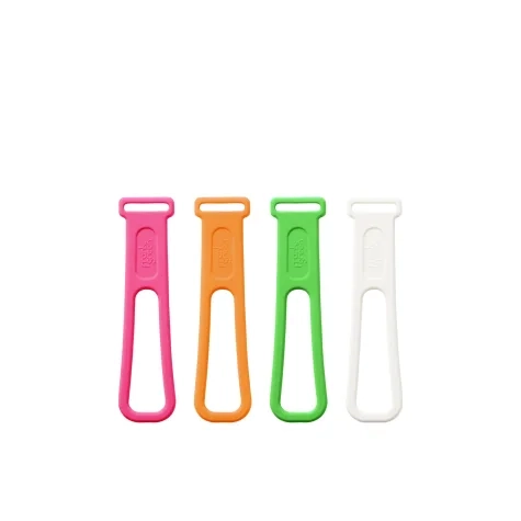 Frank Green Reusable Straw Lid Strap Set of 4 Neon Image 1