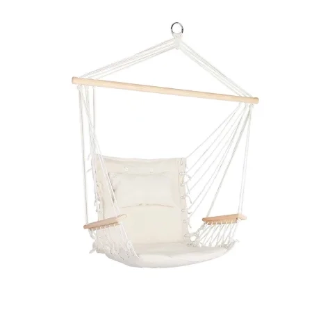 Gardeon Swing Chair Hammock Cream Image 1