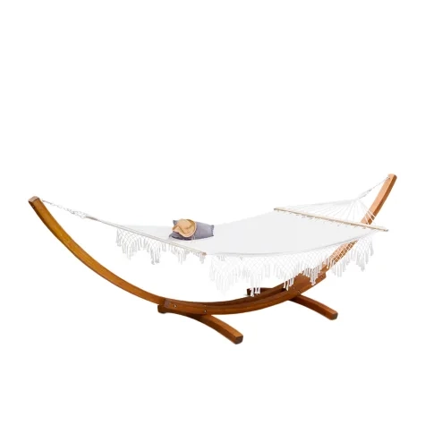 Gardeon Wooden Hammock Chair with Stand Image 1