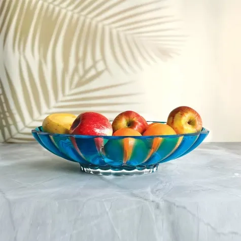 Guzzini Dolcevita Fruit Bowl 37.5cm Turquoise Image 2