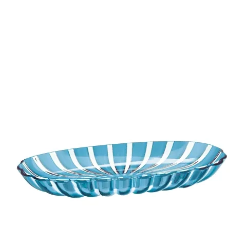 Guzzini Dolcevita Oval Serving Tray 38x19cm Turquoise Image 1