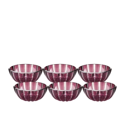 Guzzini Dolcevita Bowl Set of 6 Purple Image 1