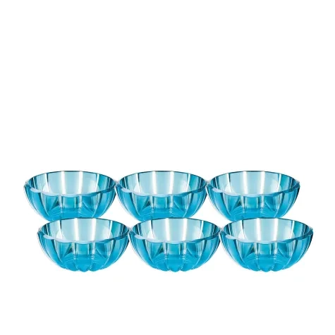 Guzzini Dolcevita Bowl Set of 6 Turquoise Image 1