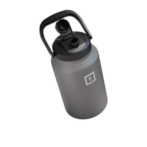 Iron Flask Bottle with Spout Lid 3.8L Graphite Image 2