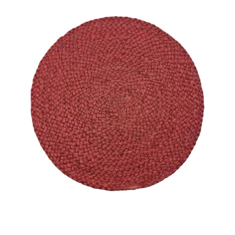 J.Elliot Home Madden Round Placemat 35cm 4pk Dusty Red Image 2