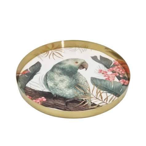 J Elliot Home Tropical Round Serving Tray 25cm Image 1