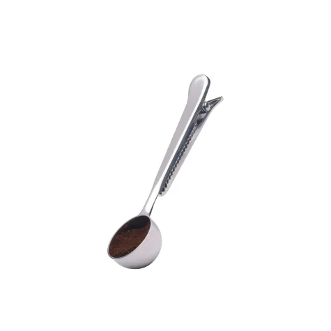 La Cafetiere Stainless Steel Coffee Measuring Spoon with Clip Image 1
