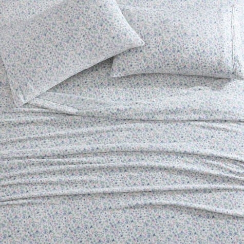 Laura Ashley Emogene Flannel Fleece Sheet Set Single Image 2