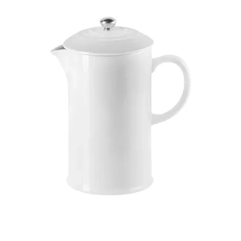 Le Creuset Stoneware Coffee Press 1L White Image 1