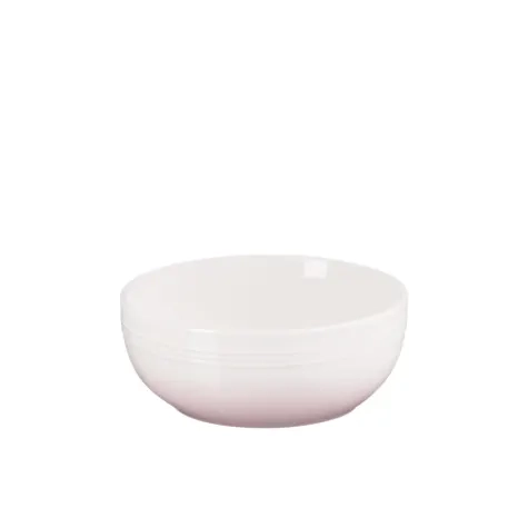 Le Creuset Stoneware Coupe Cereal Bowl 16cm Shell Pink Image 1