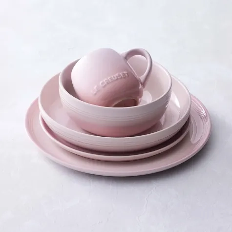 Le Creuset Stoneware Coupe Cereal Bowl 16cm Shell Pink Image 2