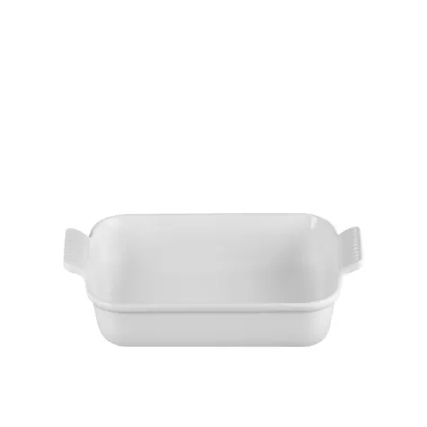 Le Creuset Stoneware Heritage Rectangular Dish 26cm - 2.4L White Image 2