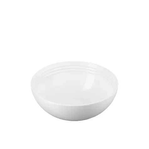Le Creuset Stoneware Serving Bowl 24cm White Image 2