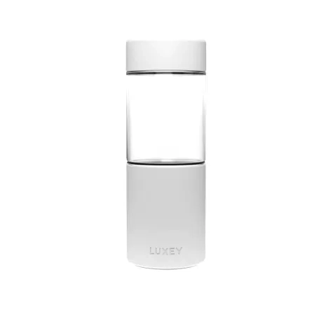Luxey Cup Glass Coffee and Smoothie Cup 473ml (16oz) White Image 1