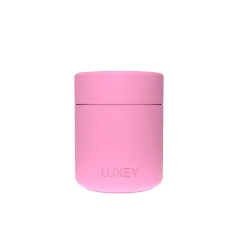Luxey Cup MiniLUX Glass Coffee Cup 177ml (6oz) Cheeky Pink Image 1