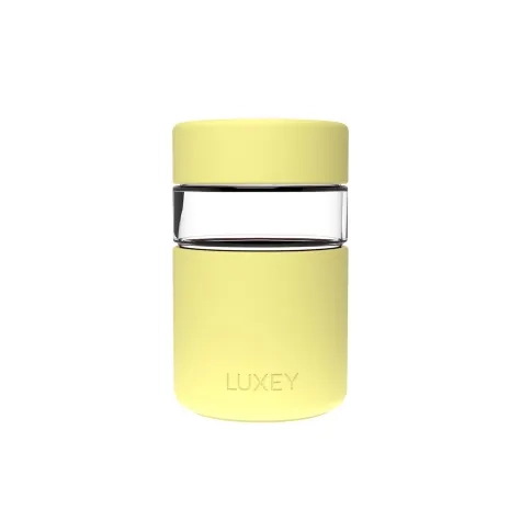 Luxey Cup RegularLUX Glass Coffee Cup 237ml (8oz) Sunshine Yellow Image 1