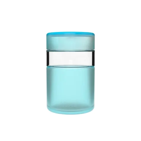 Luxey Cup RegularLUX Glass Cup 237ml 8oz Transparent Blue Image 1
