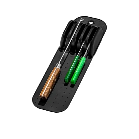 Madesmart In-Drawer Knife Organiser Small Carbon Image 1