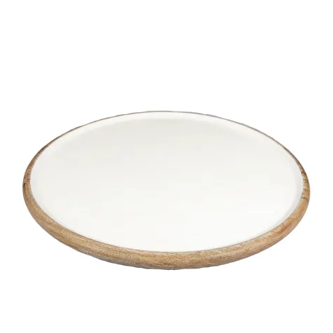 Madras Link Palermo Round Platter 45cm White Image 1