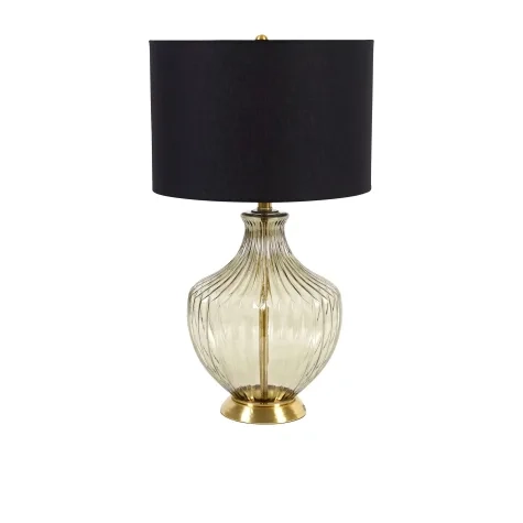 Maison Smoke Glass Urn Table Lamp Gold/Black Image 1