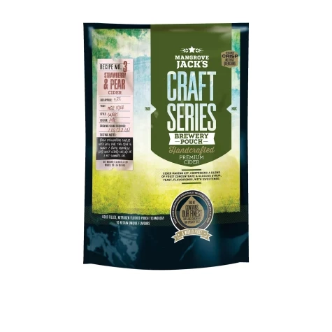 Mangrove Jack's Craft Series Brewery Pouch Strawberry and Pear Cider Image 1