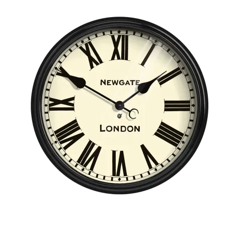 Newgate Battersby Wall Clock 50cm Black Image 1