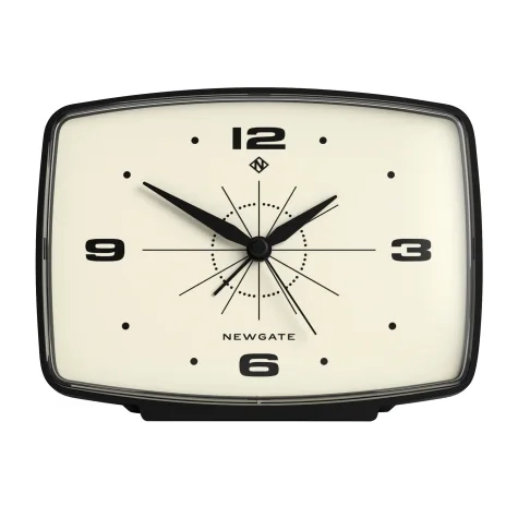 Newgate Brooklyn Alarm Clock Black Black Image 1