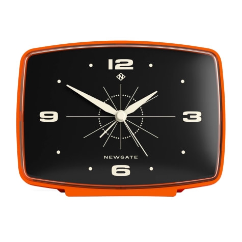 Newgate Brooklyn Alarm Clock Orange Orange Image 1