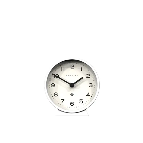 Newgate M Mantel Mantel Clock Pebble White Image 1