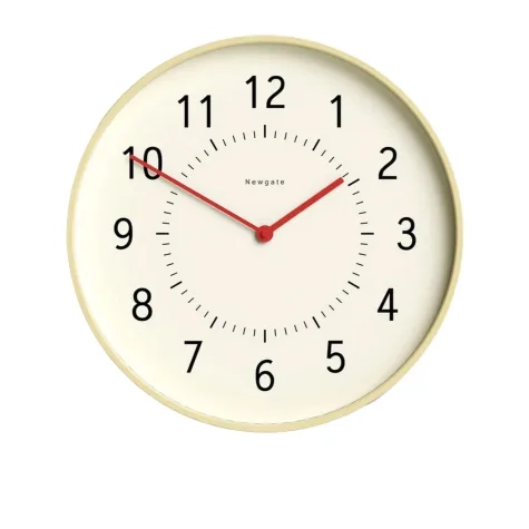 Newgate Monopoly Plywood Wall Clock with Red Hands 40.5cm Image 1