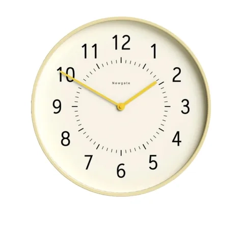 Newgate Monopoly Plywood Wall Clock with Yellow Hands 40.5cm Image 1