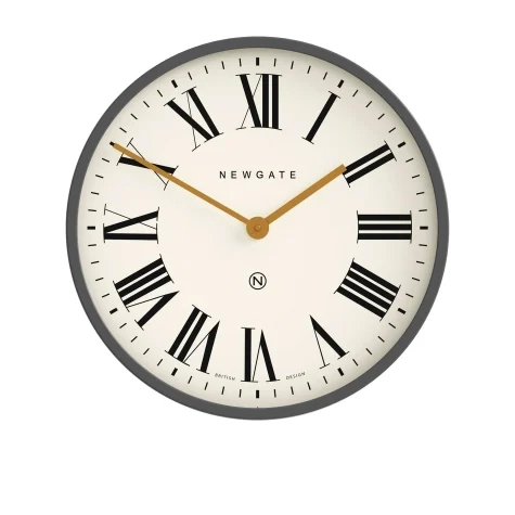 Newgate Mr Butler Wall Clock 45cm Moonstone Grey Image 1