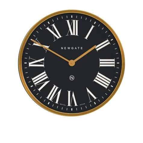 Newgate Mr Butler Wall Clock Radial 45cm Brass Image 1