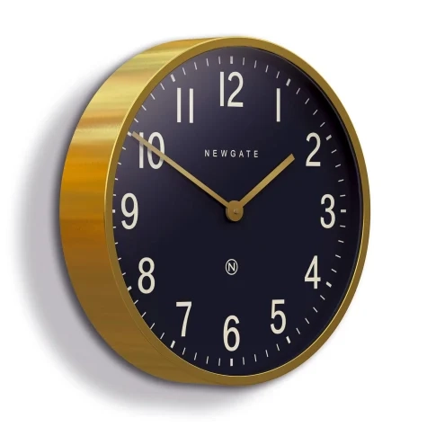 Newgate Mr Edwards Wall Clock Radial 45cm Brass Image 2
