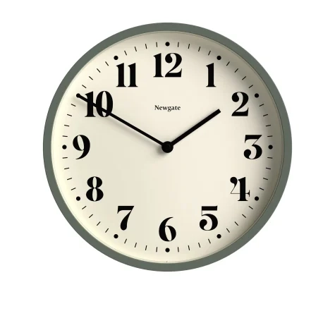Newgate Number Four Wall Clock 30cm Matte Asparagus Green Image 1