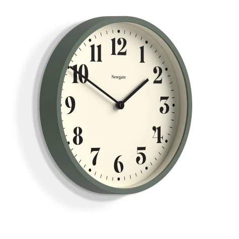 Newgate Number Four Wall Clock 30cm Matte Asparagus Green Image 2
