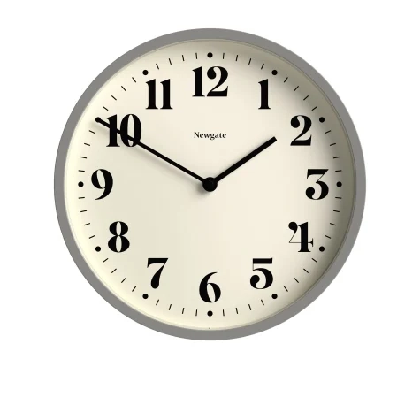 Newgate Number Four Wall Clock 30cm Matte Posh Grey Image 1