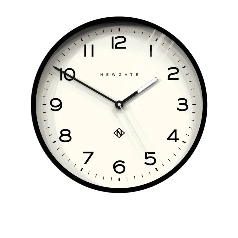 Newgate Number Three Echo Wall Clock Silicone 37.5cm Black Image 1