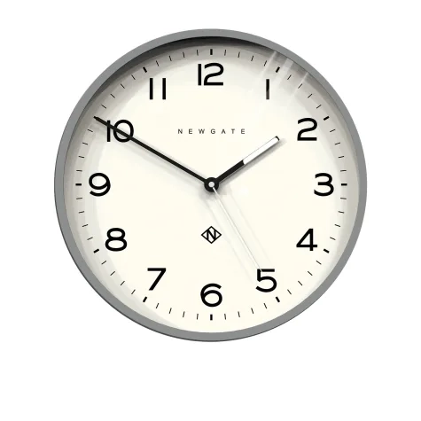 Newgate Number Three Echo Wall Clock Silicone 37.5cm Grey Image 1