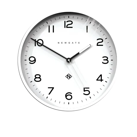 Newgate Number Three Echo Wall Clock Silicone 37.5cm White Image 1