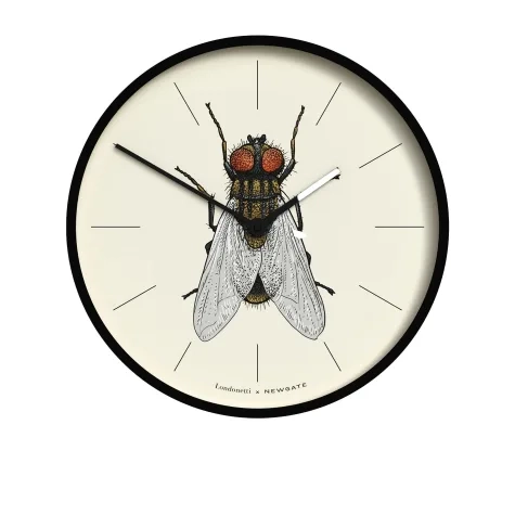 Newgate Number Three Londonetti X Fly Wall Clock 37.5cm Image 1