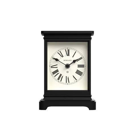 Newgate Time Lord Mantel Clock Matte Black Image 1