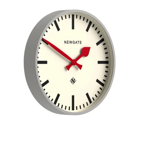 Newgate Universal Wall Clock Railway Dial Grey Grey Image 2