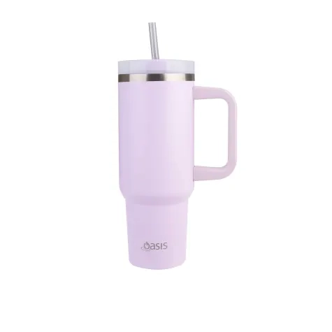 Oasis Commuter Double Wall Insulated Travel Mug 1.2L Orchid Image 1