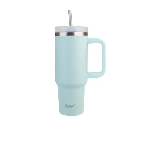 Oasis Commuter Double Wall Insulated Travel Mug 1.2L Sea Mist Image 1