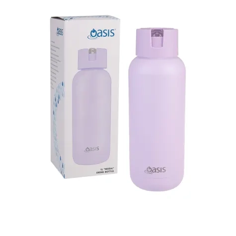 Oasis Moda Triple Wall Insulated Drink Bottle 1L Orchid Image 2