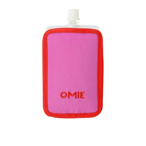 Omie Freezable Food Pouch Pink Image 2