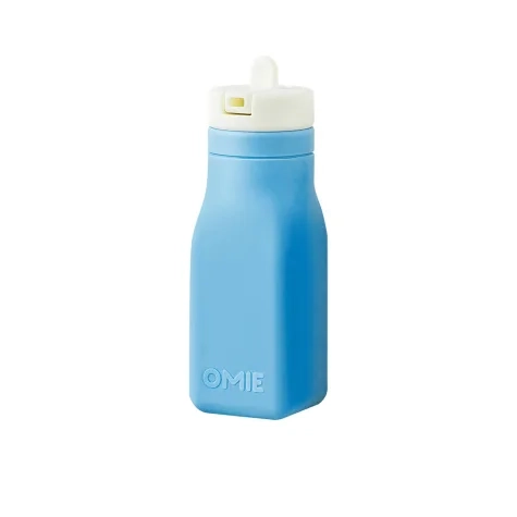 Omie Silicone Drink Bottle 250ml Blue Image 1